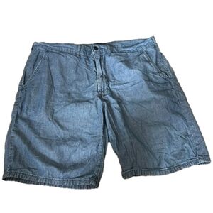 Levi's‎ Bermuda Chino Shorts Size 38 Mens Blue 100% Cotton